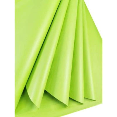 Image of Lime Light Green Tissue Paper Sheets for Wrapping 10 Large Sheets, Acid Free Art Paper, Perfect Gift Wrap, Storage, Packing, &amp; Craft Bulk Pack Archiving Shredding 70 x 50cm Sheet Size