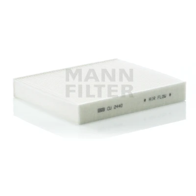 Image of 30676484, 30780376, 30780377 Pollen Filter MANN CU 2440 Particulate 235mm 210mm 35mm VOLVO: S40 II, V50, C30, FORD: Focus 2
