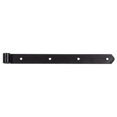 Image of Strap Hinge Straight with Rounded End Rolle 16 mm / 400 x 35 6 STK. Black