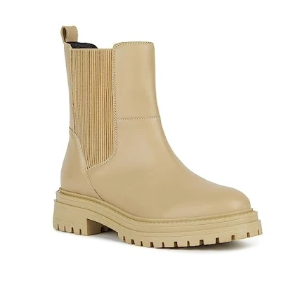 Image of Geox Women&#039;s D Iridea Ankle Boot, Lt Sand, 4 UK