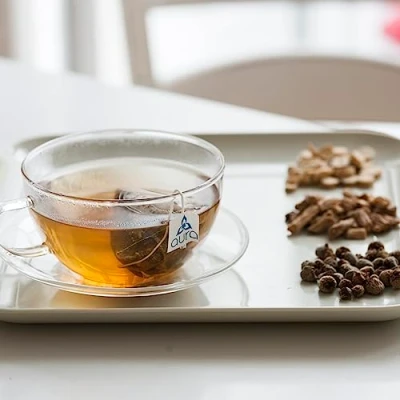 Image of Pure EnergyT Functional Aura Herbal Tea Caffeine Free Energy Boost Reduce Tiredness &amp; Fatigue Tea: 20 Bags 100% Natural Ingredients Vegan Cruelty