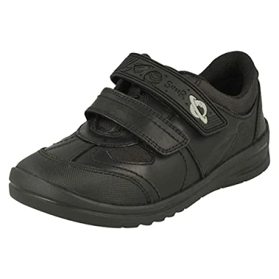 Image of Start rite Rocket Black Leather School Shoes (Numeric_10_Point_5)