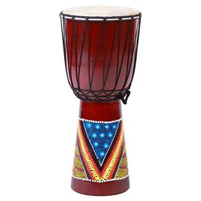 Image of 60cm Djembe Drum Bongo Wooden Darbuka Good Sound Colorfully painted