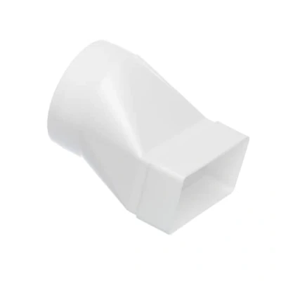 Image of 110x55mm Ø 100mm Flat Rectangular to Round Ducting Adapter Duct Connector