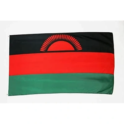 Image of AZ Flag Malawi Old 2x3 Ft 100D Polyester Former Malawian Banner with Two Metal Grommets Fade Resistant Vivid Colors 2&#039; x 3&#039; Feet 90x60 Cm