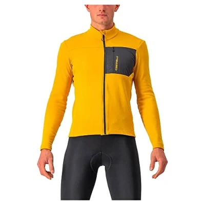 Image of CASTELLI 4522505 755 UNLTD TRAIL JERSEY Sweatshirt Men&#039;s GOLDENROD/DARK GRAY Size XXL