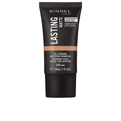 Image of Rimmel Lasting Matte Full Coverage Light weight Foundation 30ml, 300 Sand