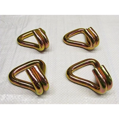 Image of 35MM J Claw Hooks Zinc Plated x4 (3 Ton Lashing Ratchet Webbing Yellow Passivated)