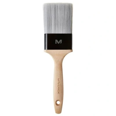 Image of Maverick 205 Series S Paint Brush 3&quot; Professional Straight Cut Twista Head with FSC Wood 3 inch