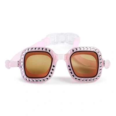 Image of Bling2O Adult Swimming Goggles 100% Silicone Anti Fog UV Protection +13Yrs Rose Quartz Vibrancy