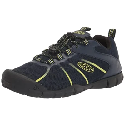Image of KEEN Unisex Kids Chandler 2 Cnx Sneaker, Black Iris Evening Primrose, 10 UK Child