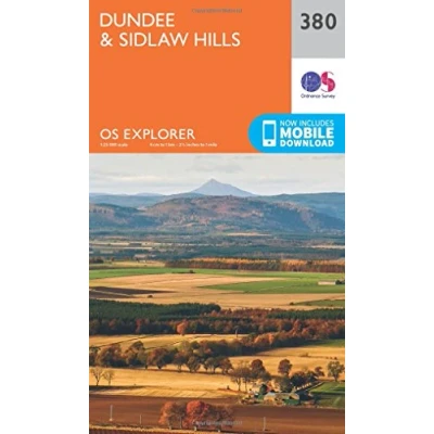 Image of Explorer 380 Dundee &amp; Sidlaw Hills Map With Digital Version