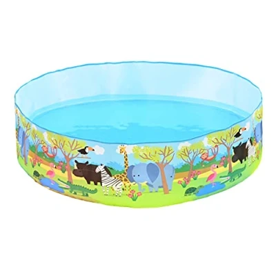 Image of M.Y Splash 6ft x 15in Quick and Easy Set Paddling Pool Colourful Kids Baby Swimming