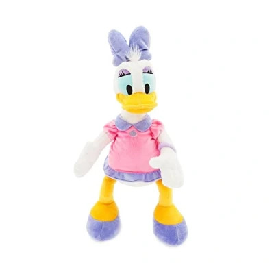 Image of Disney Store Official Daisy Duck Medium Soft Toy for Kids, 33cm/13, Cuddly Character with Feel Finish and Embroidered Details Suitable Ages 0+