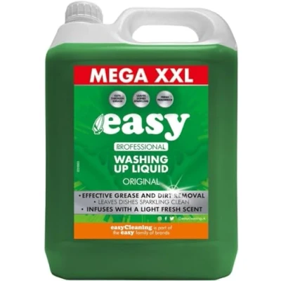 Image of Easy Original Cleaner (Easy Dish Washing Up Liquid Clean Scent Detergent Kitchen Soap 5L)