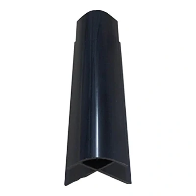 Image of DBS Black 10mm External Corner Shower Wall Trim 2.4m Panels Bathroom Cladding
