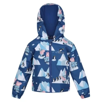 Image of Regatta Boys Peppa Muddy Puddle Waterproof Insulated Coat