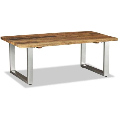 Image of vidaXL Coffee Table Solid Reclaimed Wood 100x60x38 cm