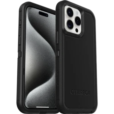 Image of Otterbox Defender Xt MagSafe PC Back Cover Black Apple iPhone 15 Pro Max