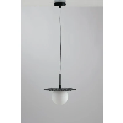 Image of Chaplin Globe Ceiling Pendant, Black, G9