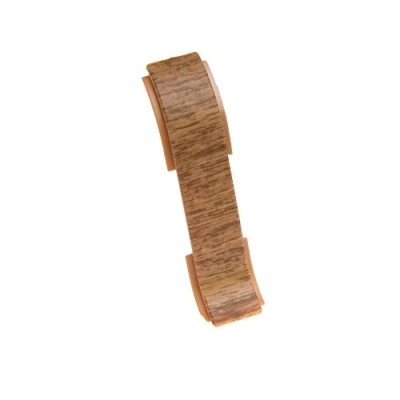Image of Plastic Skirting Board Premium 2.5m PVC Joint Trim/Link Reduta Oak M134