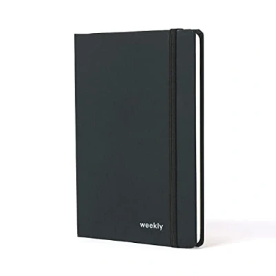 Image of Jumble and CoJumble &amp; Co Moodler B6 Week to View Undated Diary Clean Slate Black