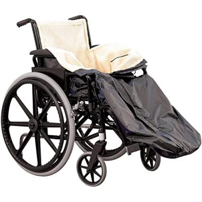 Image of Aids 4 Mobility Waterproof Wheelchair Cosy Lined Fleece Throw Blanket Cozy Wrap Leg Body Cover Travel