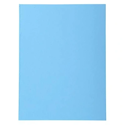 Image of Exacompta Ref 420010E Forever Collection Recycled Square Cut Folder A4 (210 x 297mm), 170gsm Board, Blue Angel Certified Bright (Pack of 100)