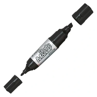 Image of Pilot Twin Marker Black Permanent (Single) MFN 15FB BG