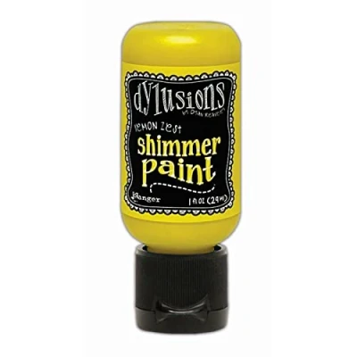Image of Dylusions Shimmer Paint 1oz Lemon Zest