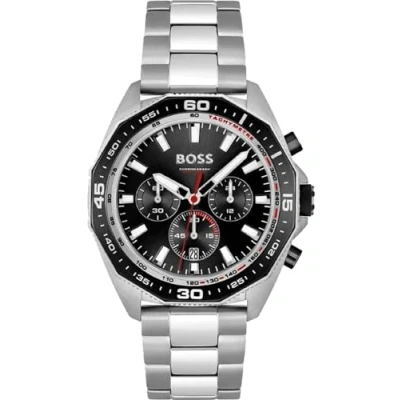 Image of BOSS Chronograph Quartz Watch for Men with Silver Stainless Steel Bracelet 1513971