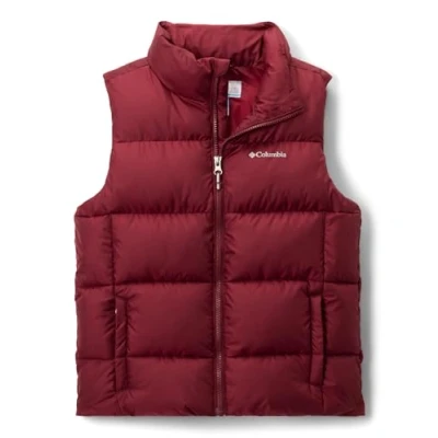 Image of Columbia Youth Unisex Puffect Vest, Puffer Vest Body Warmer, Black, XL
