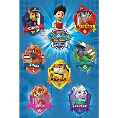 Image of Pyramid International Crests Maxi Poster, Wood, Multi Colour, 91.5x61x0.02 cm Living Room