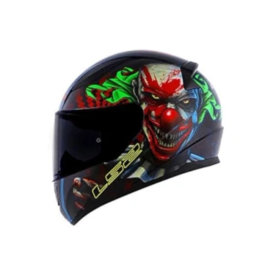 Image of LS2 Rapid Motorcycle Helmet, HPTT, Multi Density EPS, Quick Release Strap, Breathable, Hypoallergenic, Removable and Washable Interior, Happy Dreams, ECE 22.05 Certified