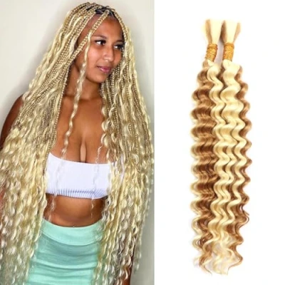 Image of Boho Braids Human Hair Extensions (P27/613#, 20 Inch(50g/Bundle x2))