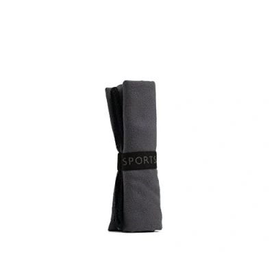 Image of Gözze Absorbent Sports and Gym Towel, Super Soft, Synthetic Fibre, 30 x 50 cm Anthracite