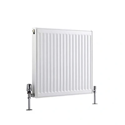 Image of Milano Compact White Type 21 Horizontal Double Panel Plus Convector Radiator 600mm x
