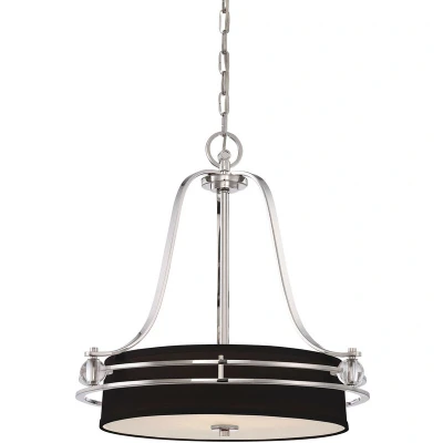 Image of Gotham 4 Light Ceiling Pendant Imperial Silver, E27