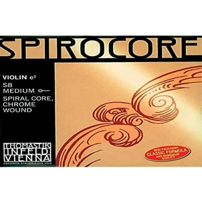 Image of Thomastik Saiten für Violine Spirocore Spiralkern, Satz 4/4 Mittel mit E Stahl