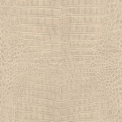 Image of Rasch 751345 Non Woven Wallpaper with Crocodile Leather Look in Beige from The African Queen III Collection