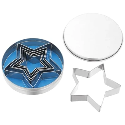 Image of Judge Traditional 5 Point Star Cutters (Set Of Six)