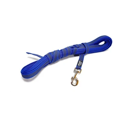 Image of Color &amp; Gray Super Grip Leash without Handle, 20 mm x 3 m, Blue