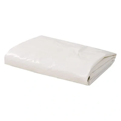 Image of vidaXL White Tarpaulin 650 g/m², 3x5 m, Heavy Duty Canvas, PVC Coating, Tear Resistant and Weatherproof Cover for Garden Furniture, Cars, Trailers.