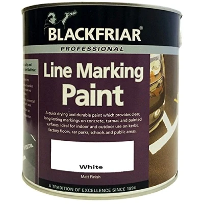 Image of Blackfriar Road Line Marking Paint White 5 Litre