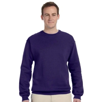 Image of Jerzees Adult NuBlend Crew Neck Sweatshirt, XL, Deep Purple