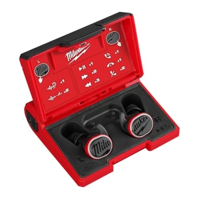 Image of Milwaukee L4RLEPB 301 USB Rechargeable Hearing Assist Earplugs with Bluetooth