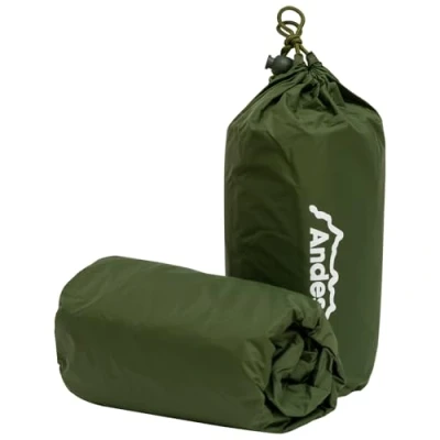 Image of Andes Olive Green Waterproof Bivvy Bag Sleeping Cover Camping Fishing, Taped Seams, 235 x 85cm