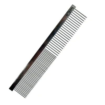 Image of Ancol Ergo Metal Comb, Blue, 7 Inch