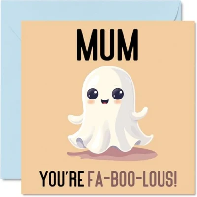 Image of Birthday Cards for Mum Fa Boo Lous Funny Happy Card from Son Daughter, Mother’s Day Mother, 145mm x Joke Greeting Women Her