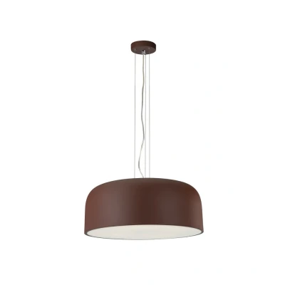 Image of BISTROT 4 Light Dome Pendant Ceiling Bronze 52x22cm